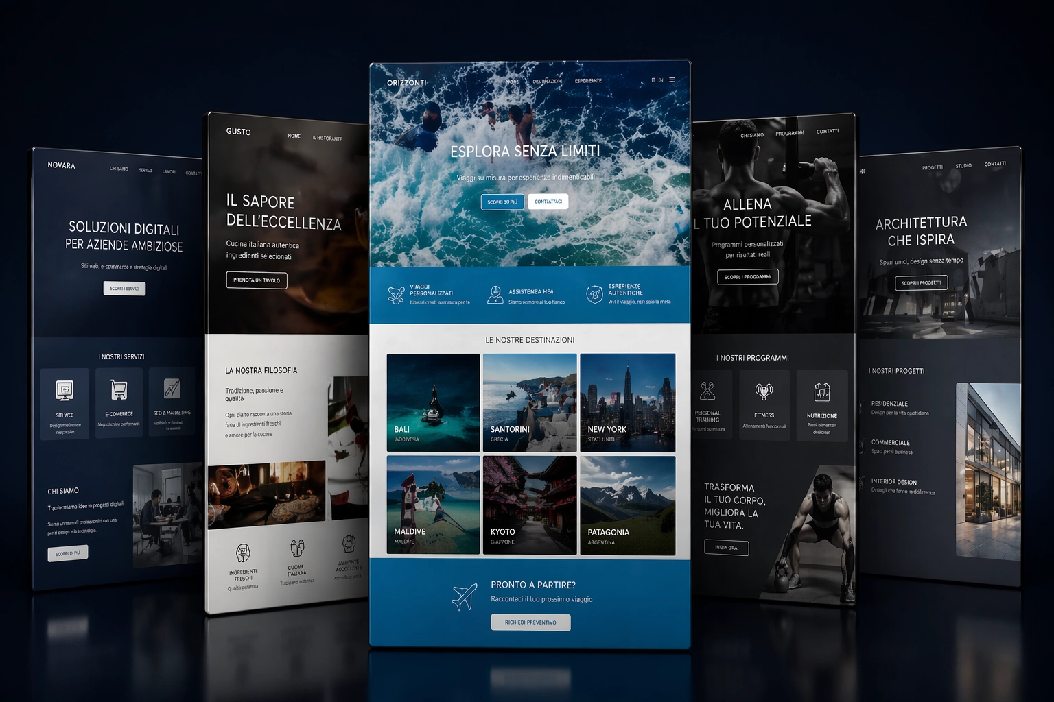 Sito web professionale per aziende e professionisti a Napoli, pensato per essere chiaro e diretto